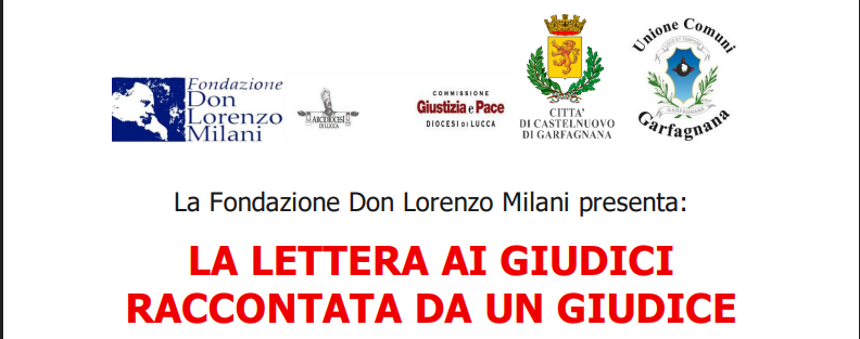 Conferenza-spettacolo “La lettera ai giudici raccontata da un giudice”